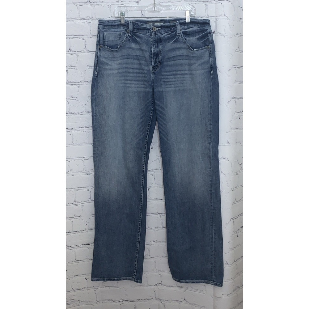 Buckle BKE Jeans Men's 38x35 38XL Seth Straight Stretch Mid Rise Blue Denim